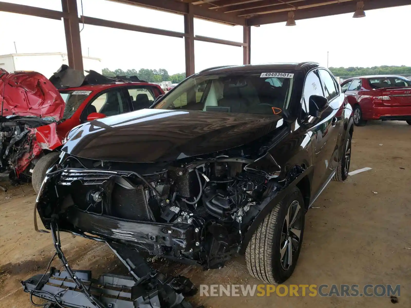 2 Photograph of a damaged car JTJGARBZ9M2193493 LEXUS NX 2021