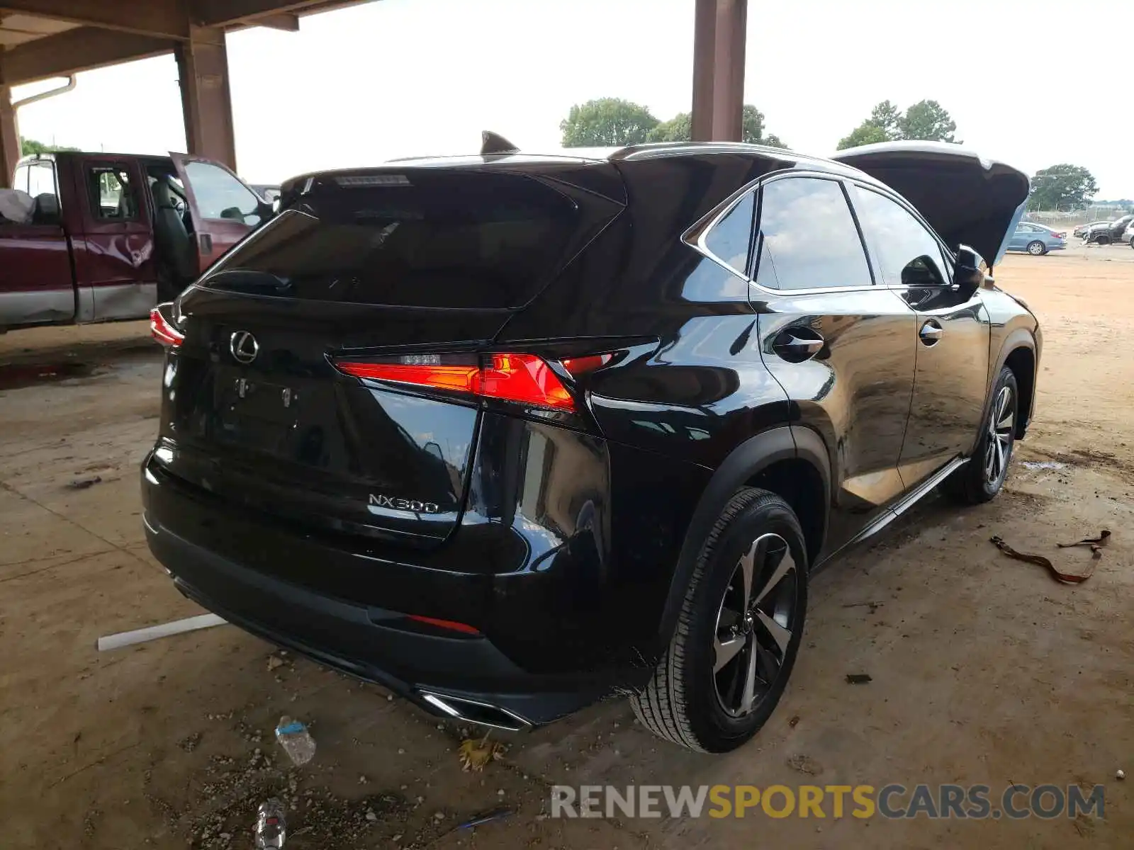 4 Фотография поврежденного автомобиля JTJGARBZ9M2193493 LEXUS NX 2021