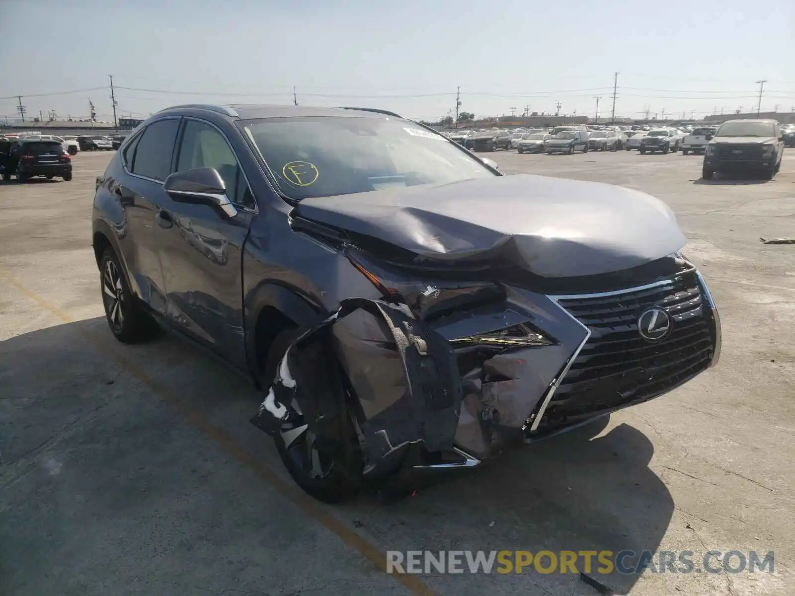 1 Photograph of a damaged car JTJGARBZ9M2194014 LEXUS NX 2021