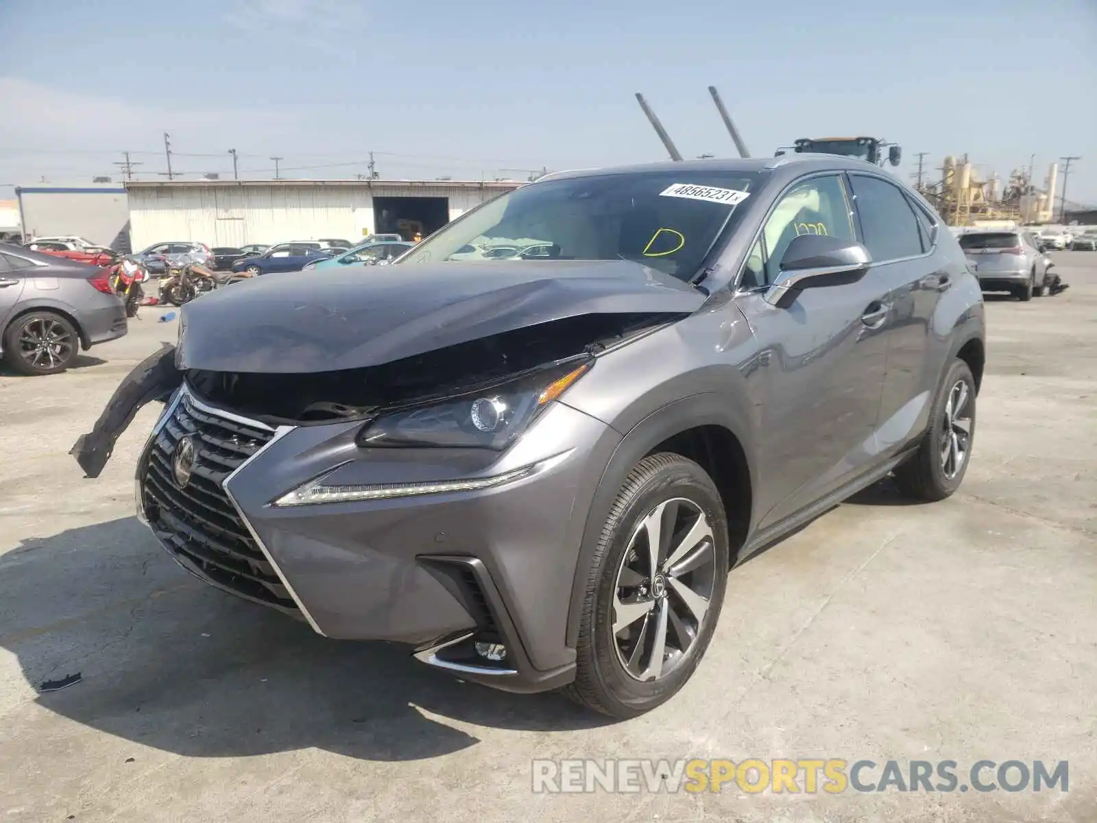 2 Photograph of a damaged car JTJGARBZ9M2194014 LEXUS NX 2021