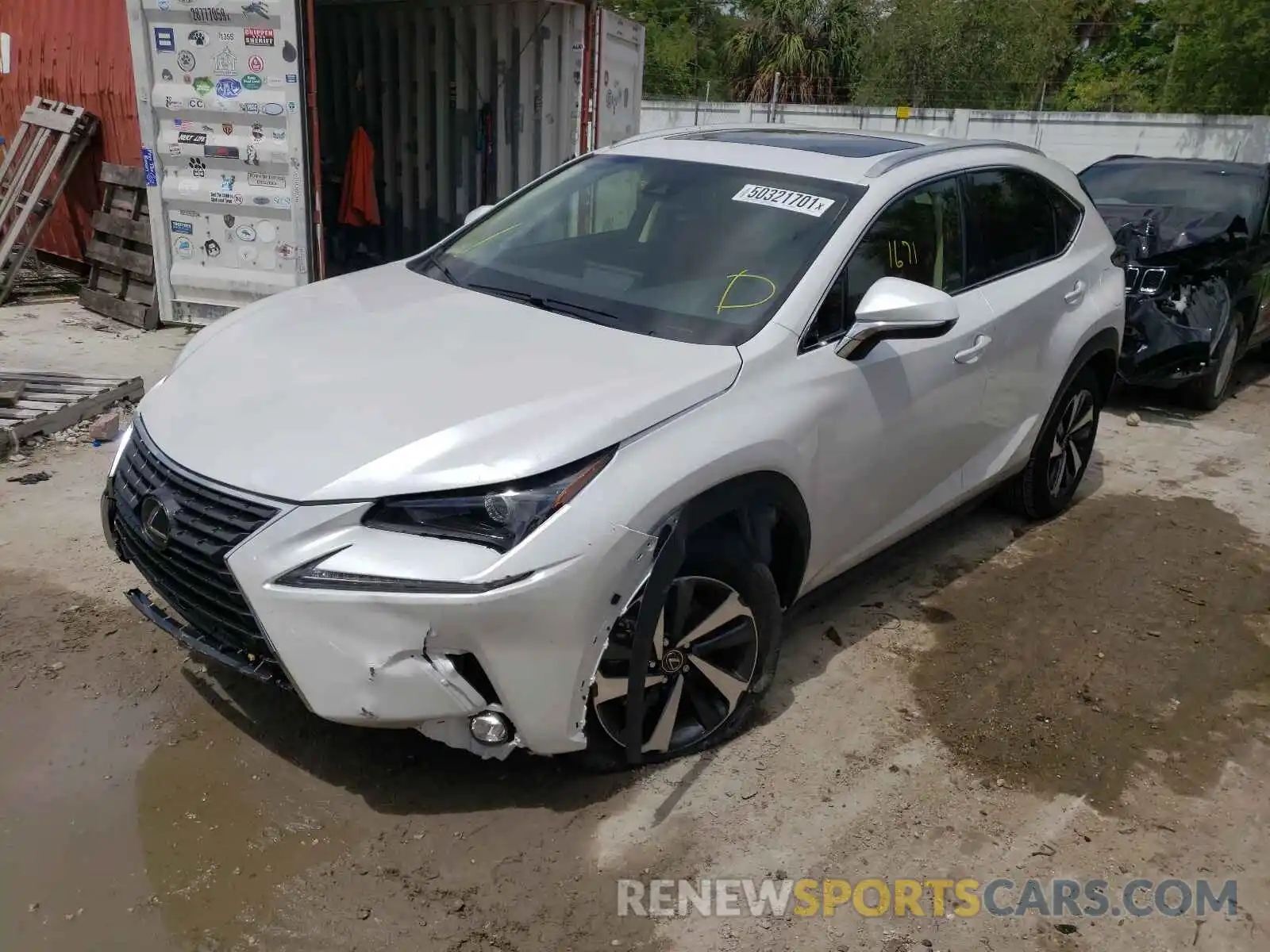 2 Фотография поврежденного автомобиля JTJGARBZ9M5029577 LEXUS NX 2021