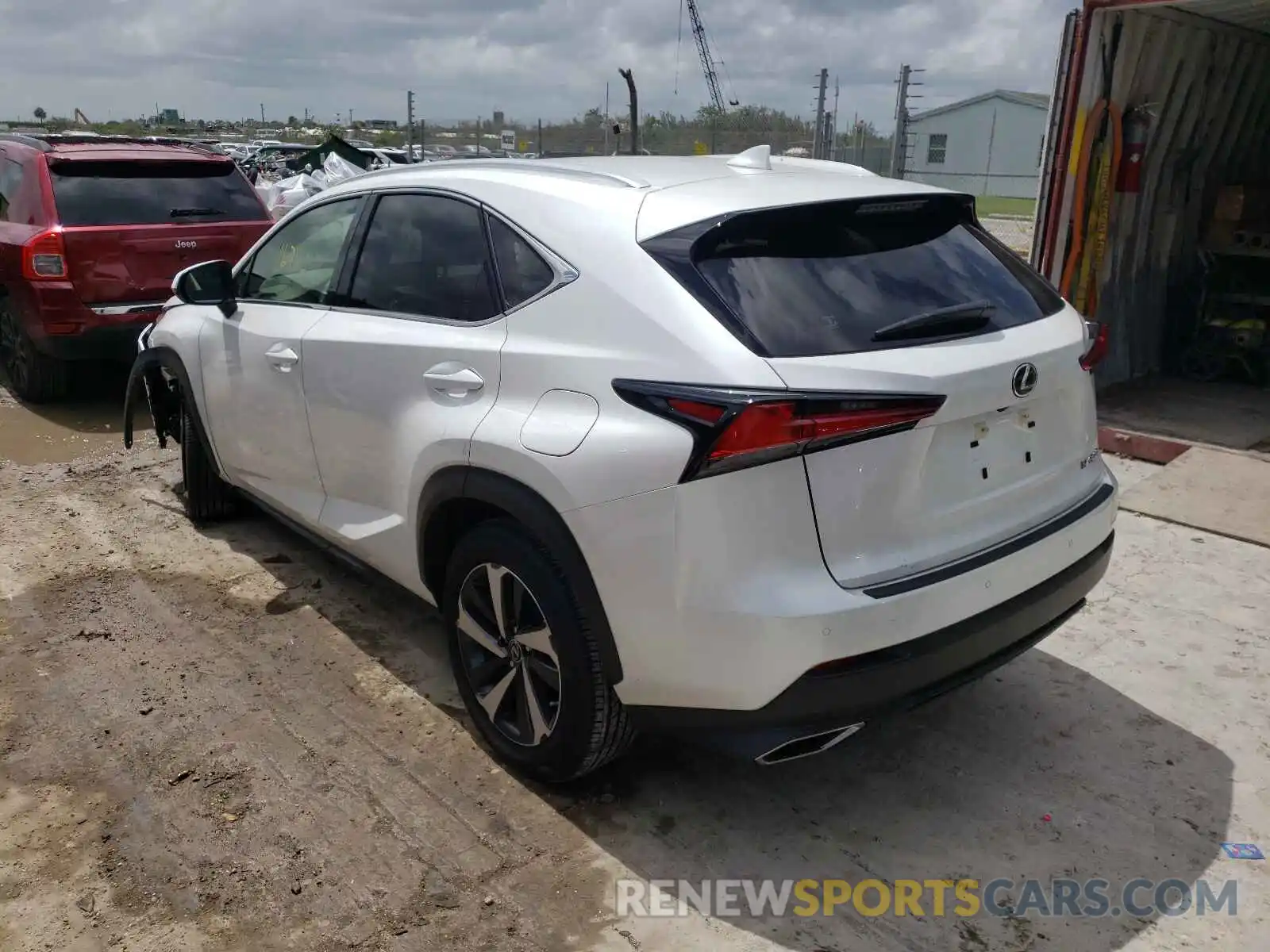 3 Фотография поврежденного автомобиля JTJGARBZ9M5029577 LEXUS NX 2021