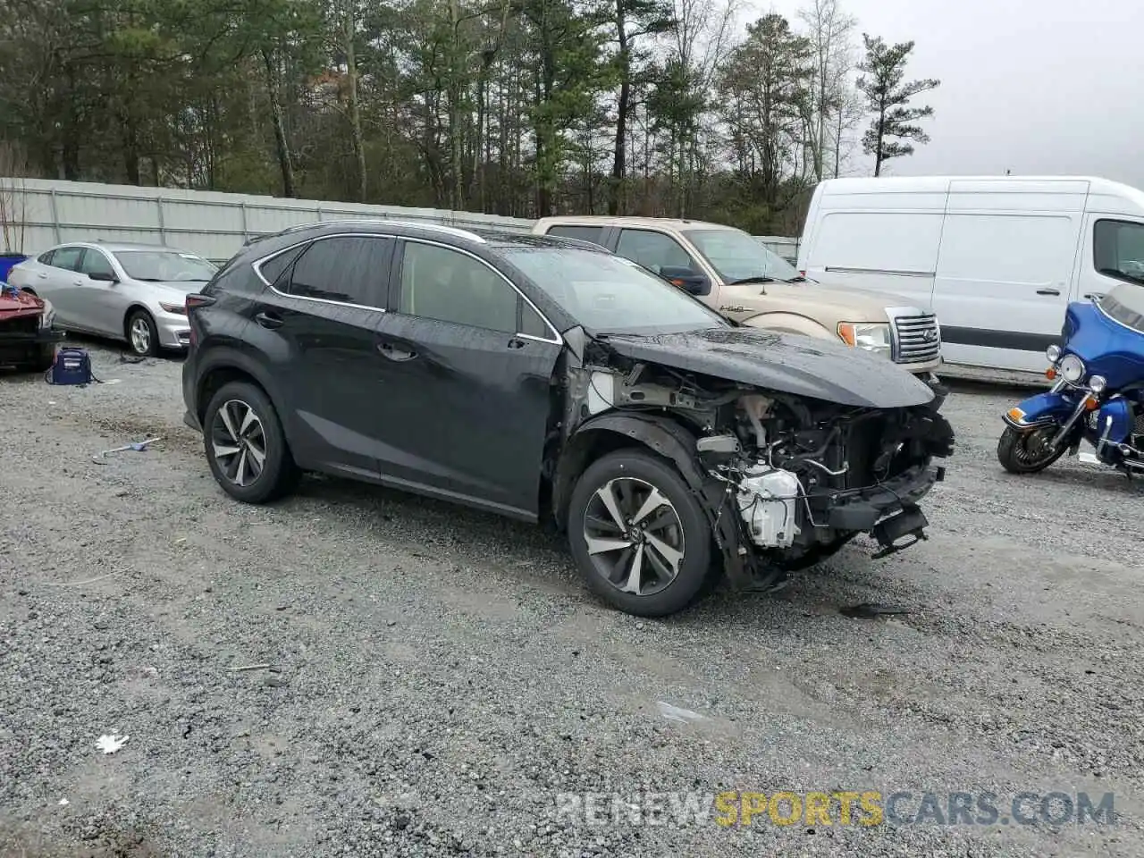 4 Photograph of a damaged car JTJGARBZXM2178422 LEXUS NX 2021