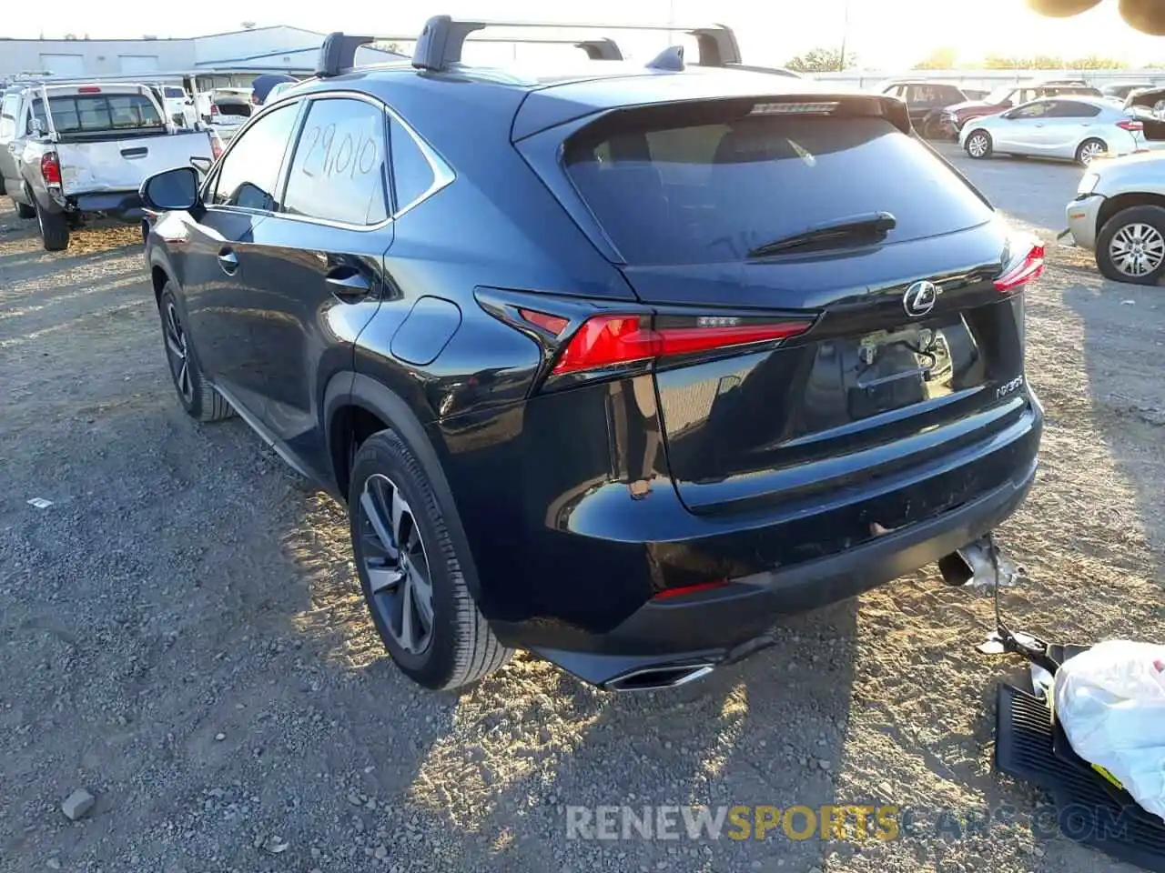 3 Photograph of a damaged car JTJGARBZXM2188903 LEXUS NX 2021