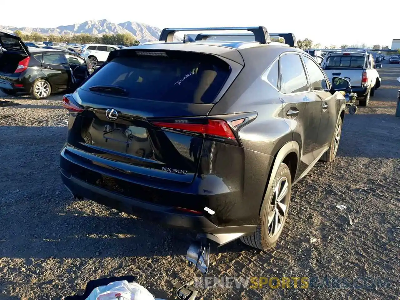 4 Фотография поврежденного автомобиля JTJGARBZXM2188903 LEXUS NX 2021