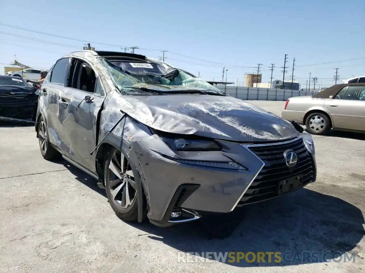 1 Photograph of a damaged car JTJGARBZXM2199674 LEXUS NX 2021