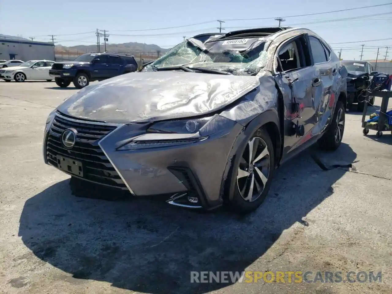 2 Photograph of a damaged car JTJGARBZXM2199674 LEXUS NX 2021