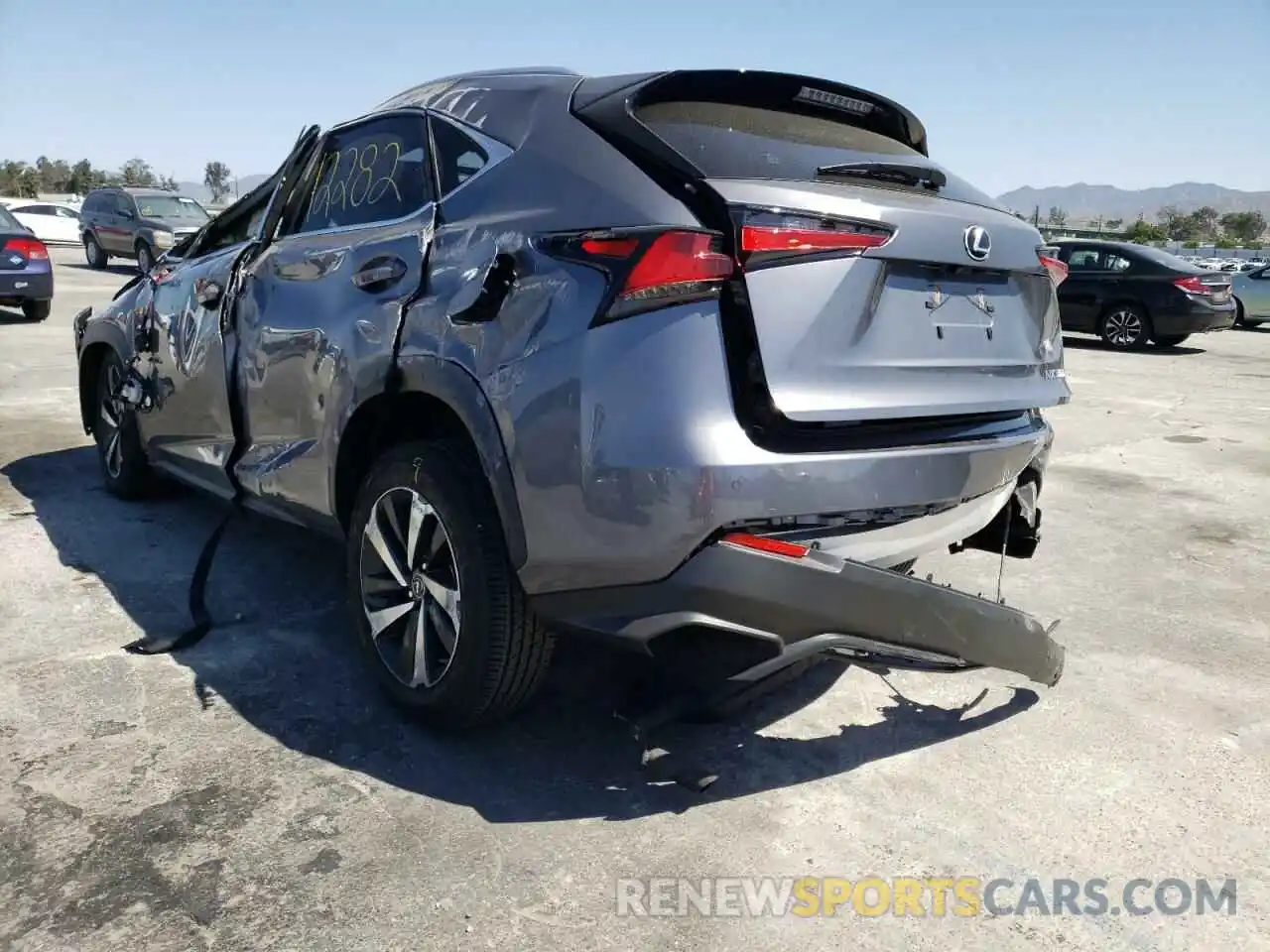 3 Photograph of a damaged car JTJGARBZXM2199674 LEXUS NX 2021