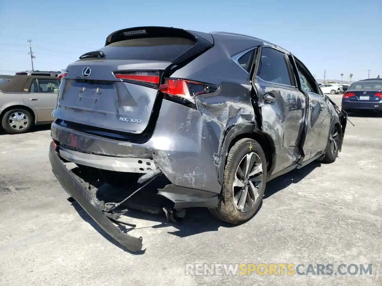 4 Photograph of a damaged car JTJGARBZXM2199674 LEXUS NX 2021