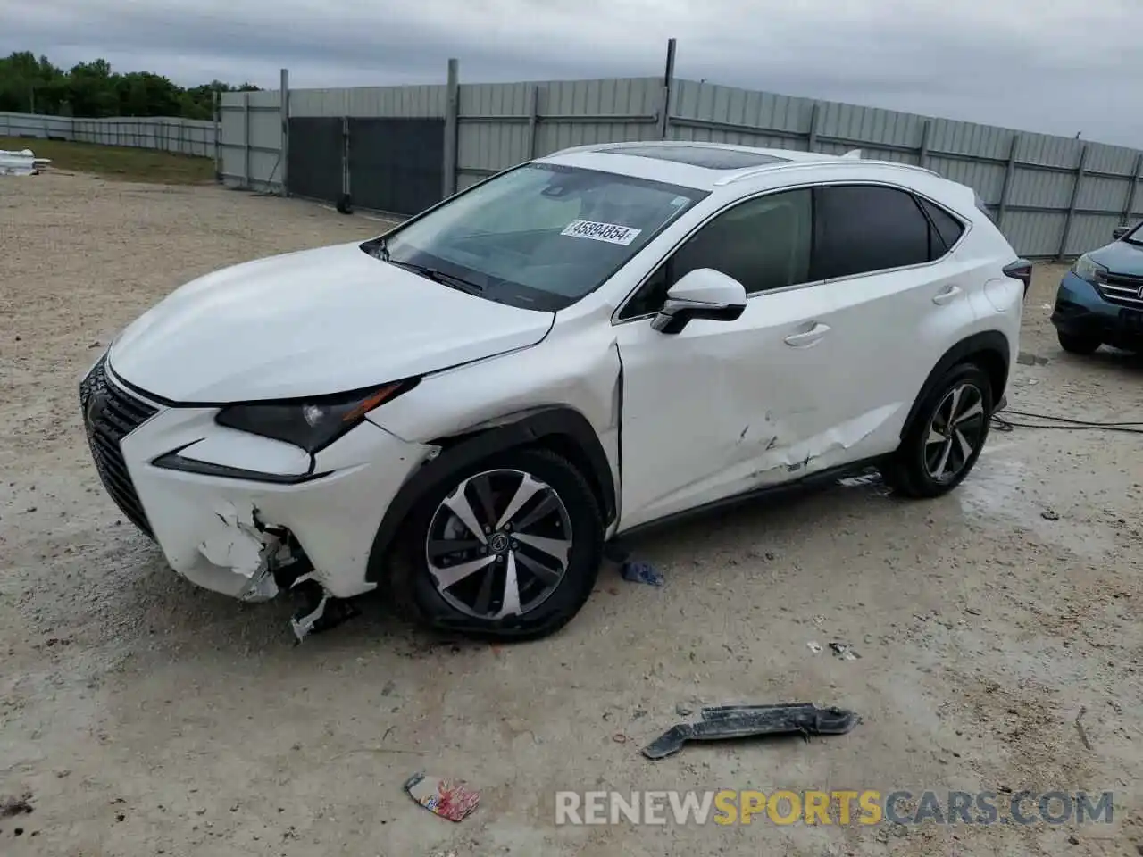 1 Photograph of a damaged car JTJGARBZXM5022587 LEXUS NX 2021