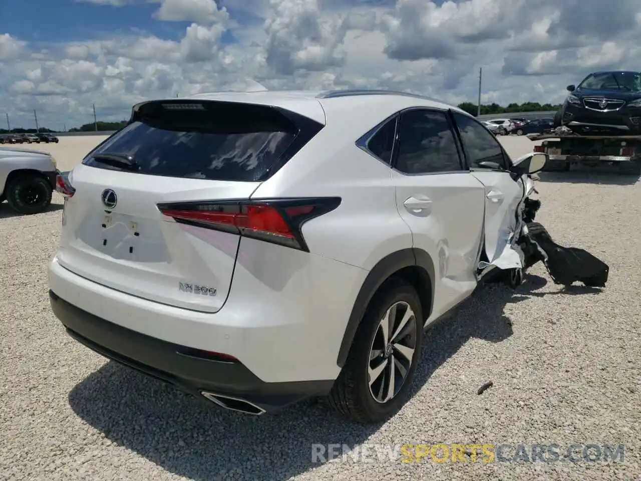 4 Фотография поврежденного автомобиля JTJGARBZXM5025151 LEXUS NX 2021