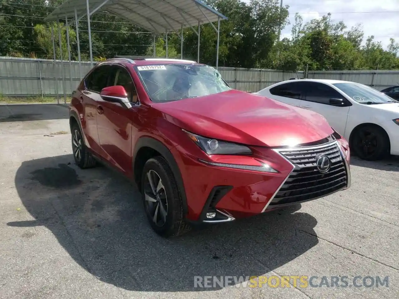 1 Photograph of a damaged car JTJGARBZXM5034142 LEXUS NX 2021