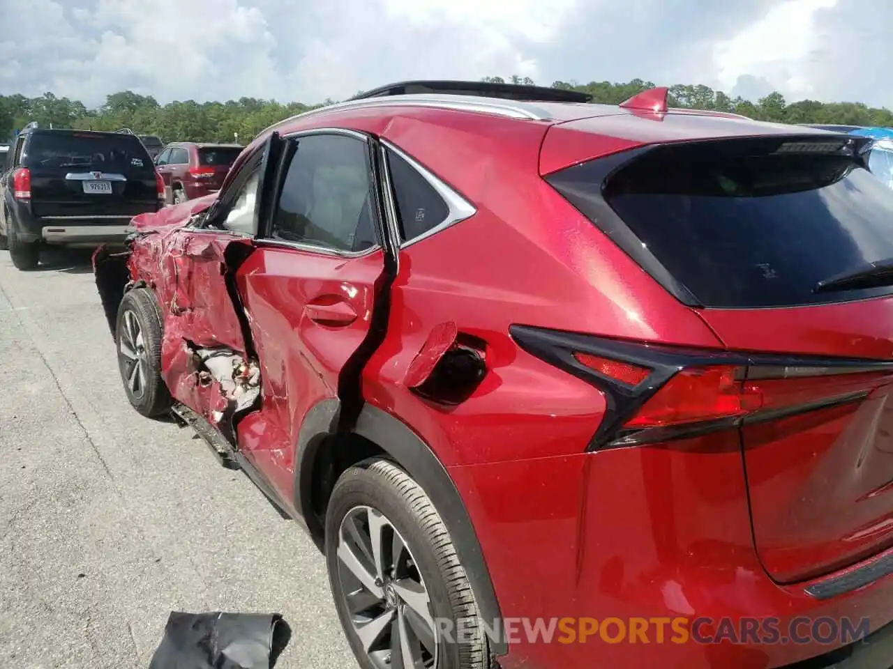 10 Photograph of a damaged car JTJGARBZXM5034142 LEXUS NX 2021