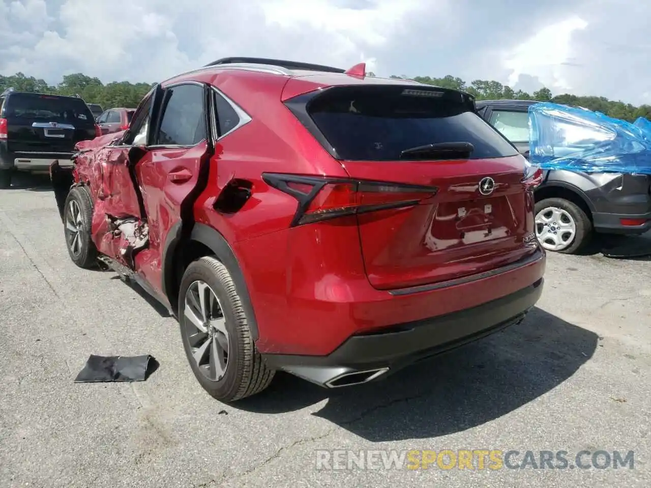 3 Photograph of a damaged car JTJGARBZXM5034142 LEXUS NX 2021