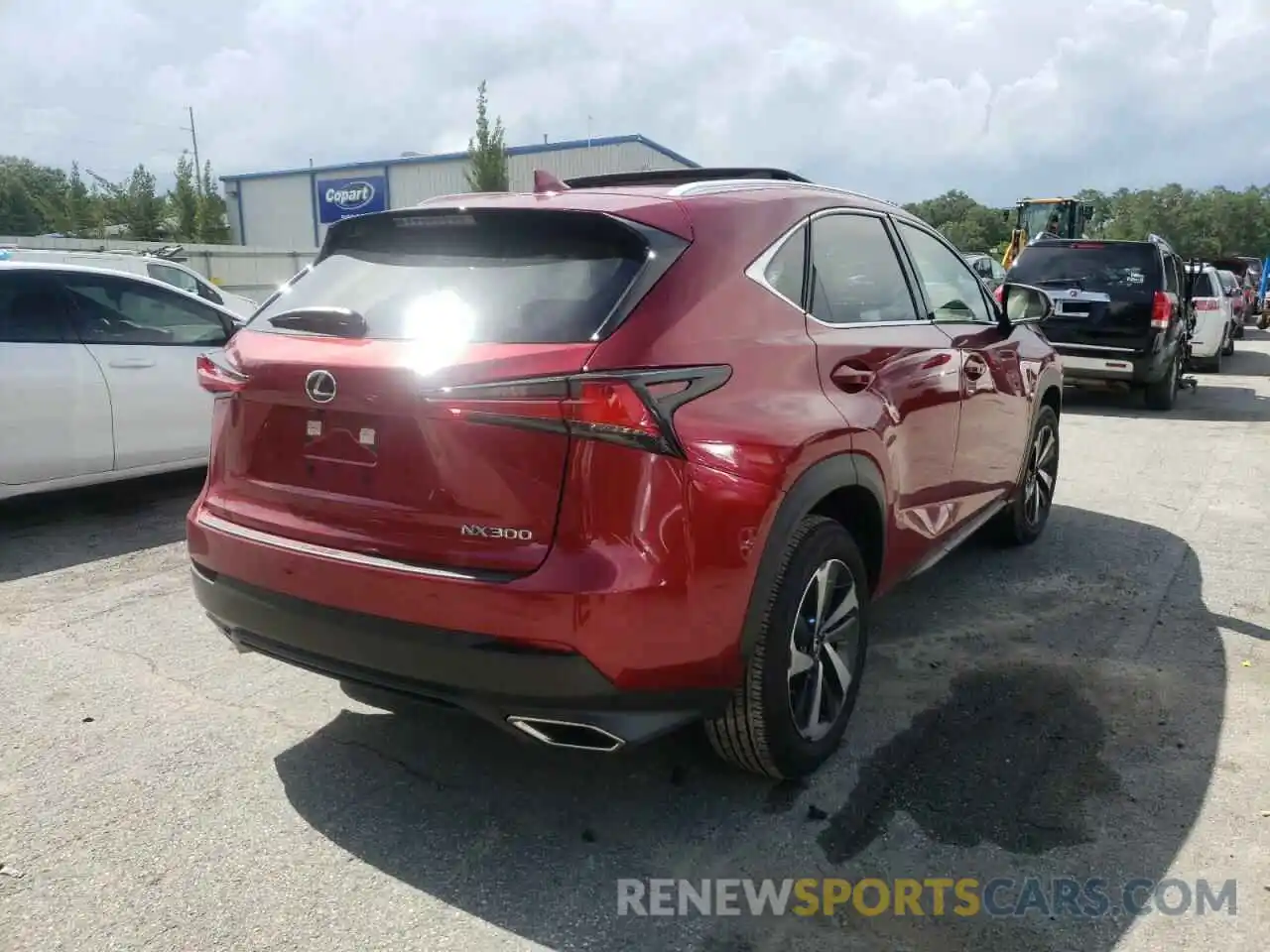 4 Photograph of a damaged car JTJGARBZXM5034142 LEXUS NX 2021