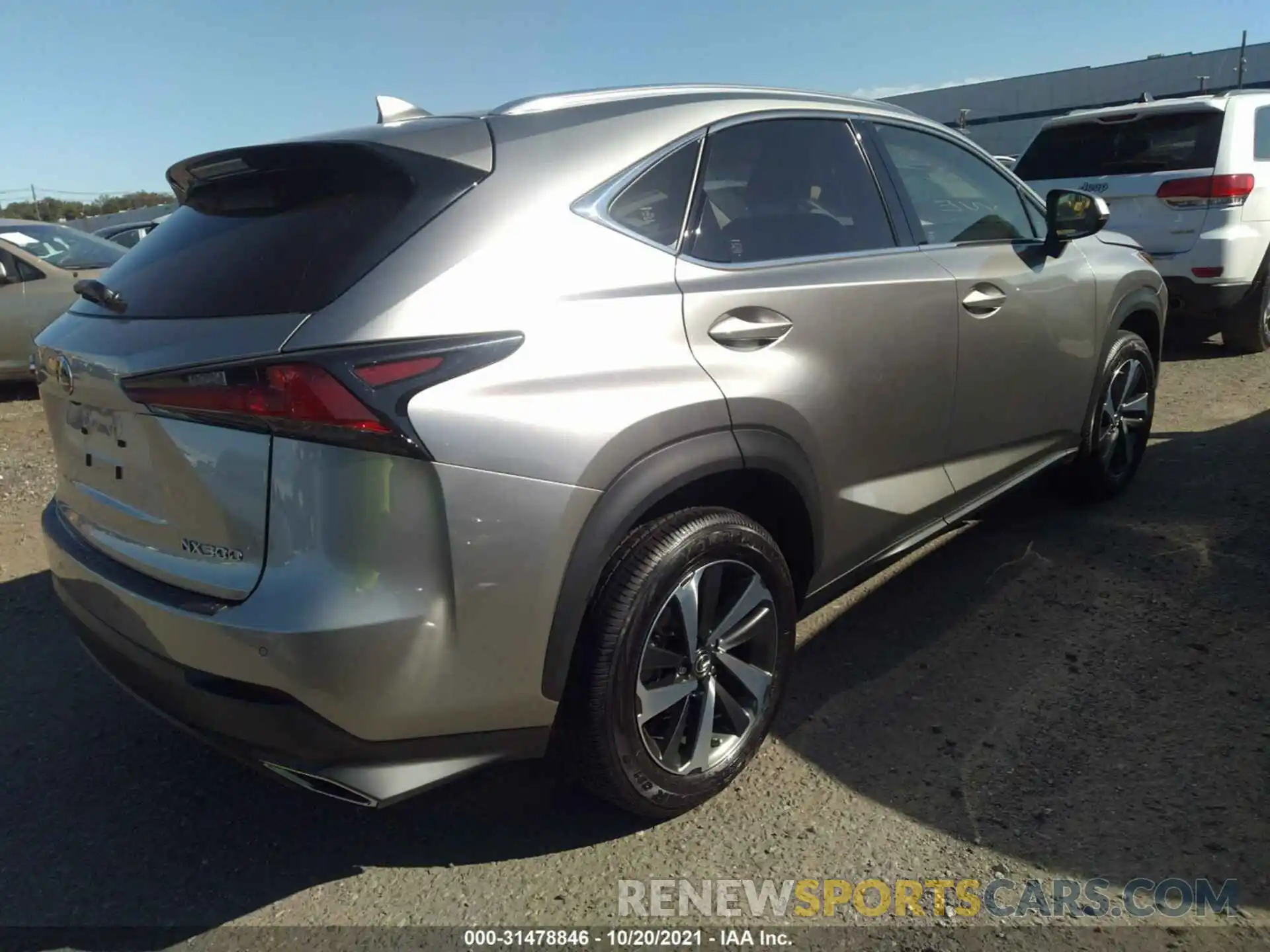 4 Фотография поврежденного автомобиля JTJGARDZ0M2239273 LEXUS NX 2021