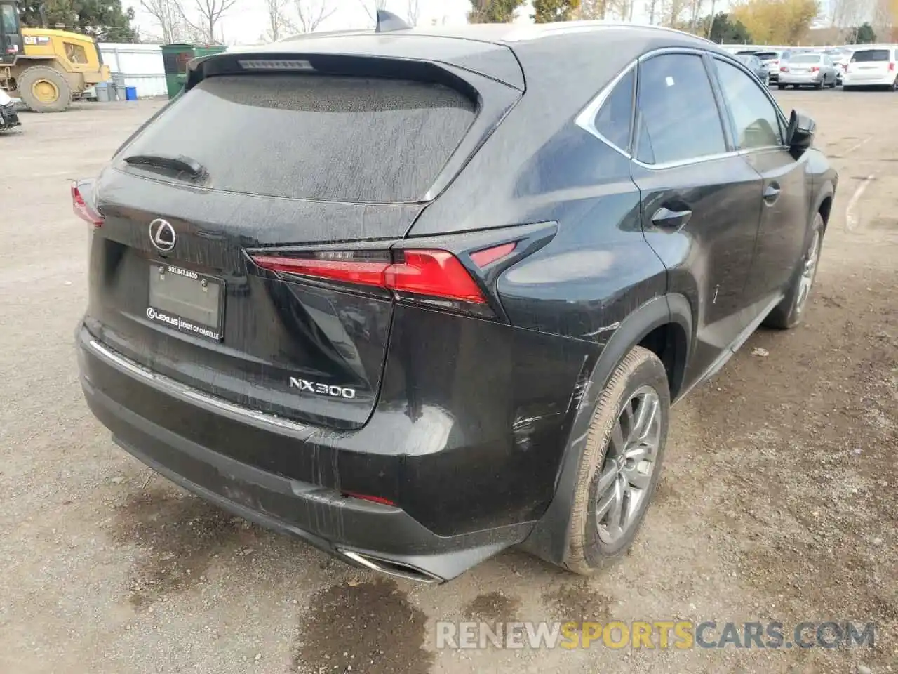 4 Photograph of a damaged car JTJGARDZ0M2240827 LEXUS NX 2021