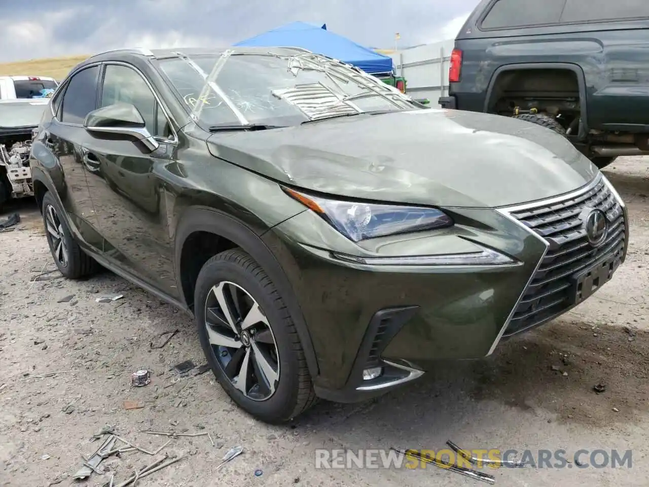 1 Photograph of a damaged car JTJGARDZ0M2241945 LEXUS NX 2021