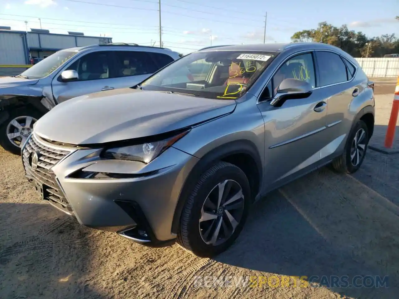 2 Фотография поврежденного автомобиля JTJGARDZ0M2244845 LEXUS NX 2021