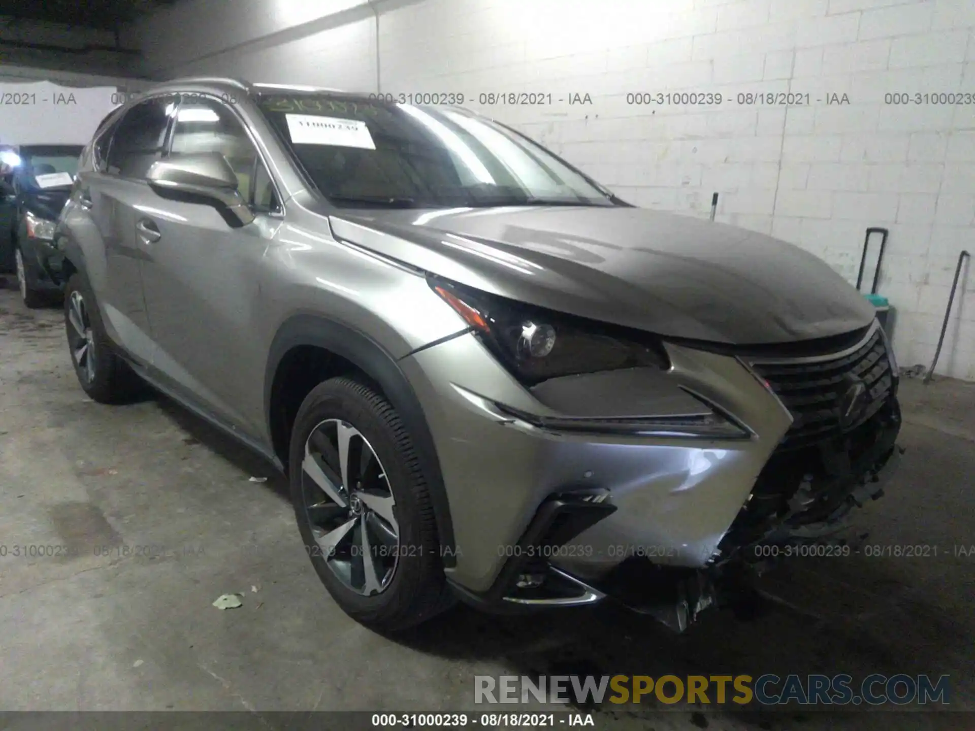 1 Photograph of a damaged car JTJGARDZ1M2242411 LEXUS NX 2021