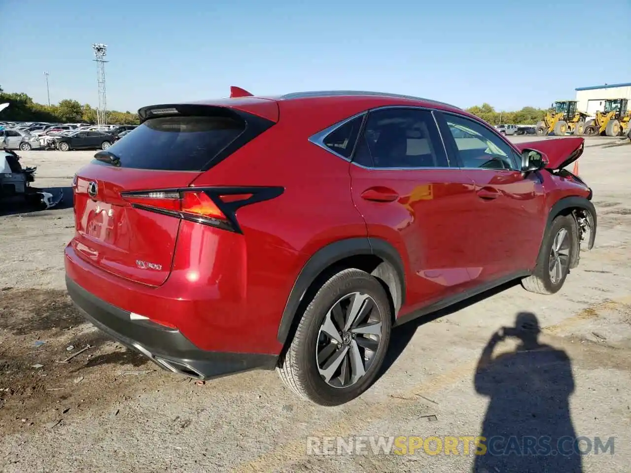 4 Фотография поврежденного автомобиля JTJGARDZ1M5022877 LEXUS NX 2021