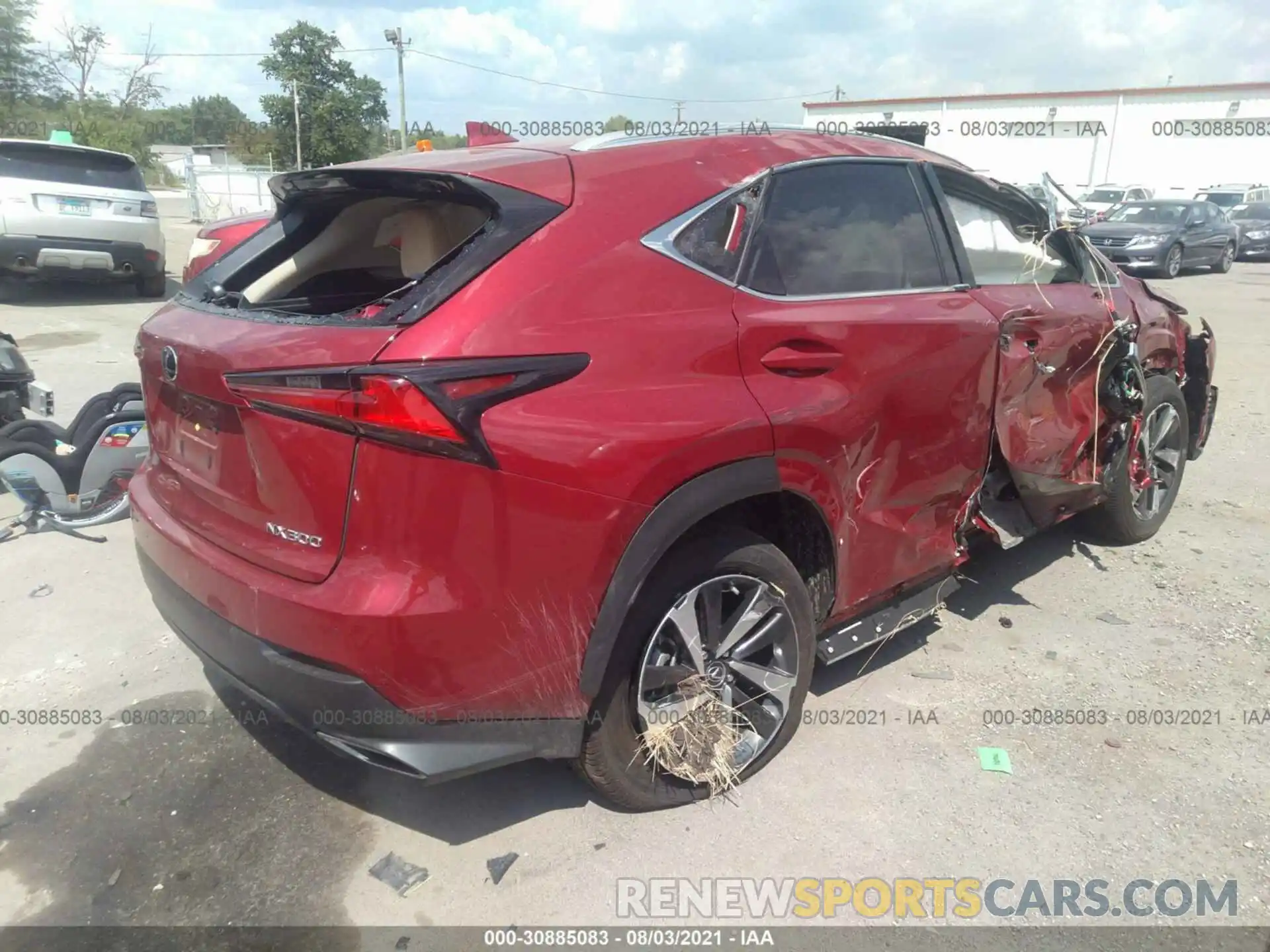 4 Photograph of a damaged car JTJGARDZ1M5025083 LEXUS NX 2021