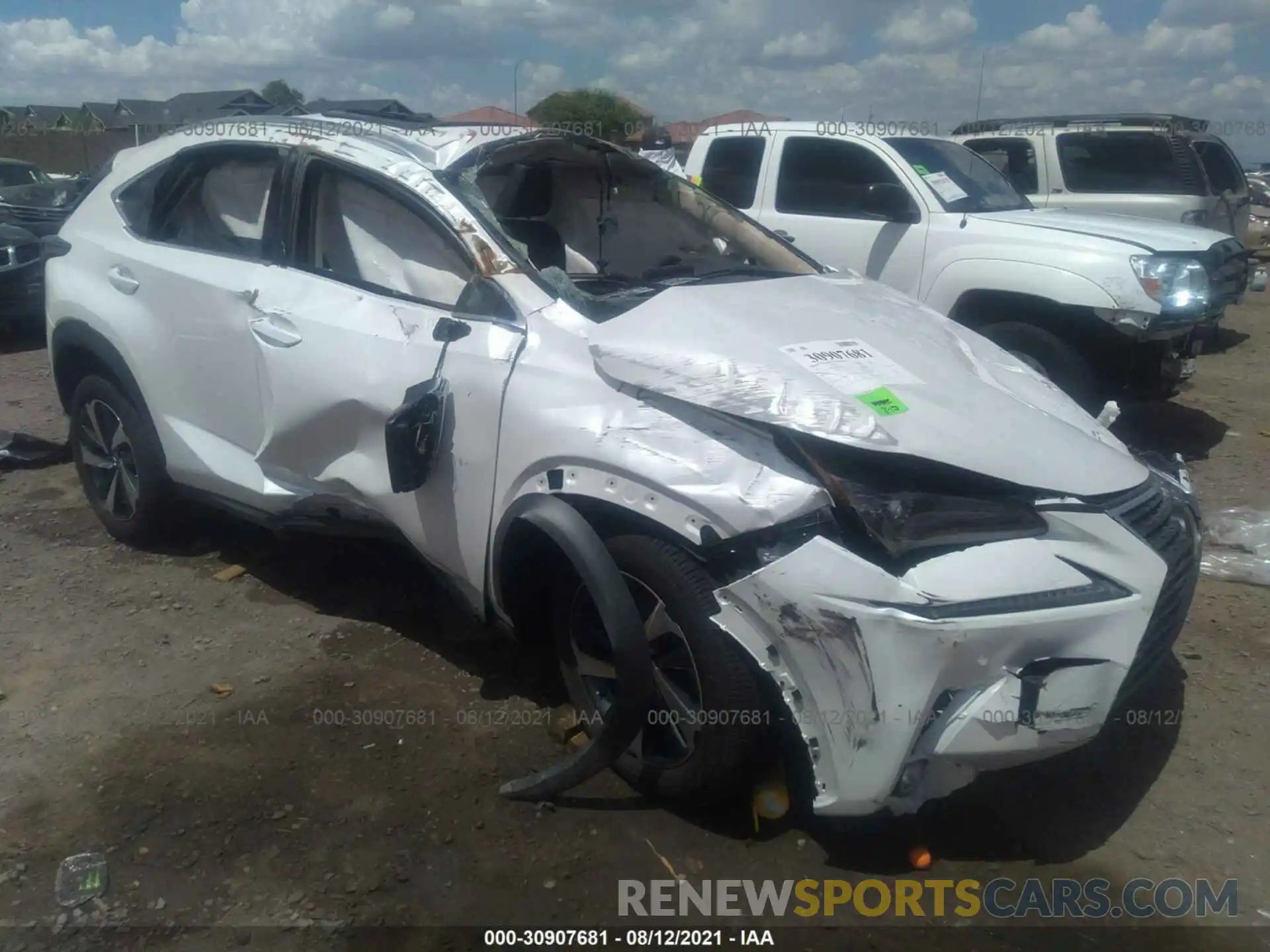 1 Photograph of a damaged car JTJGARDZ1M5027190 LEXUS NX 2021