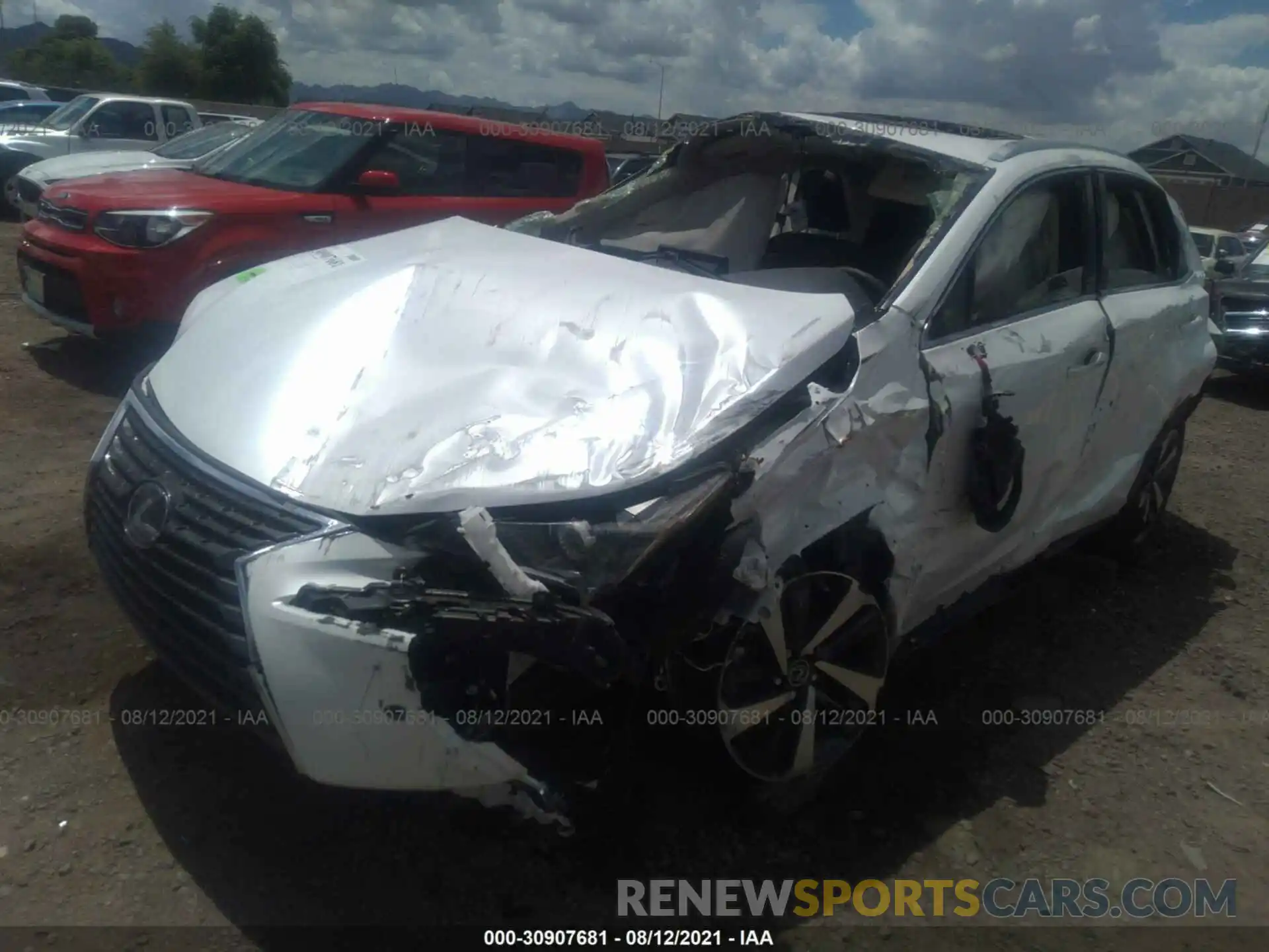 2 Photograph of a damaged car JTJGARDZ1M5027190 LEXUS NX 2021