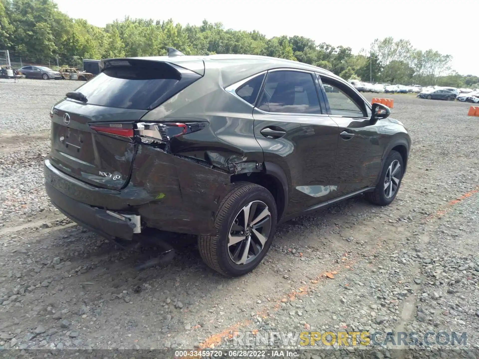 4 Фотография поврежденного автомобиля JTJGARDZ2M2241302 LEXUS NX 2021