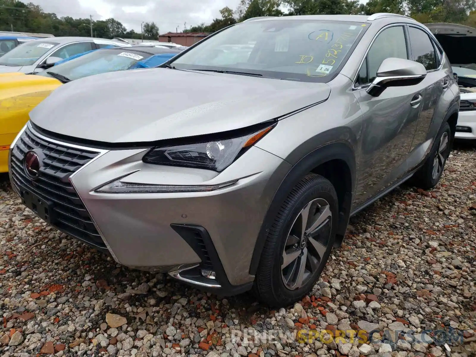 2 Фотография поврежденного автомобиля JTJGARDZ2M2242708 LEXUS NX 2021