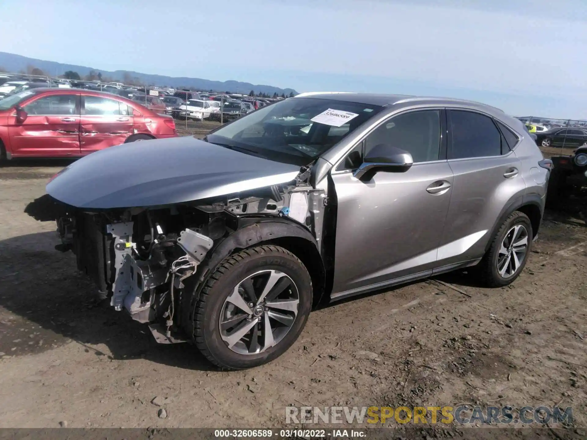 2 Фотография поврежденного автомобиля JTJGARDZ2M2243406 LEXUS NX 2021