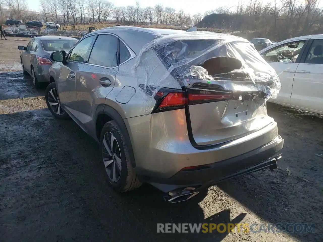 3 Фотография поврежденного автомобиля JTJGARDZ3M2238778 LEXUS NX 2021