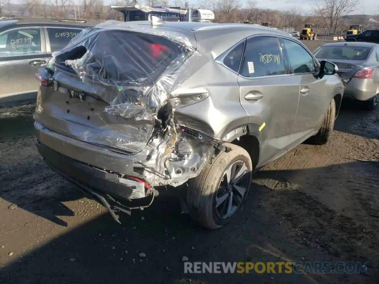 4 Photograph of a damaged car JTJGARDZ3M2238778 LEXUS NX 2021