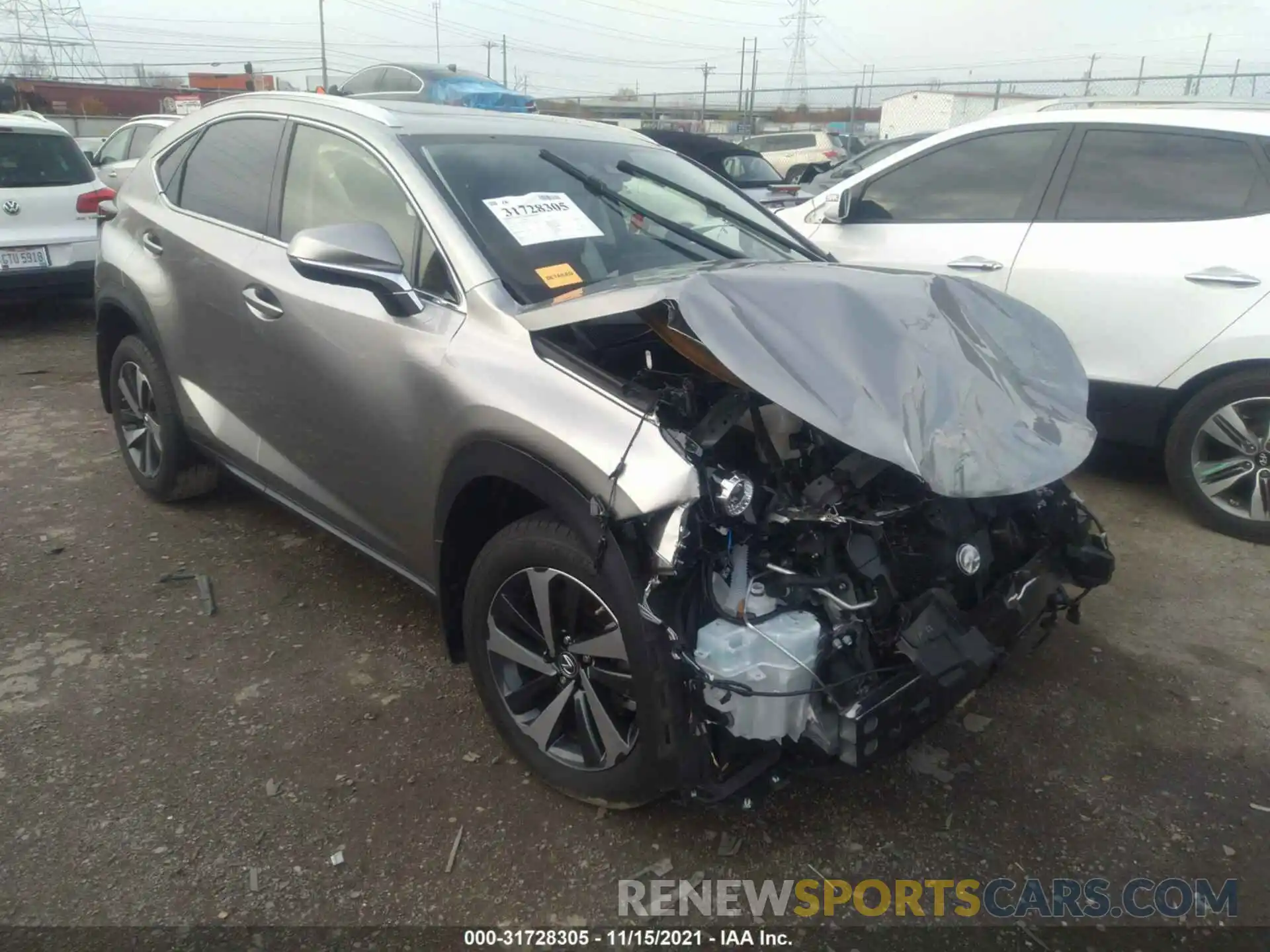 1 Фотография поврежденного автомобиля JTJGARDZ4M2256321 LEXUS NX 2021