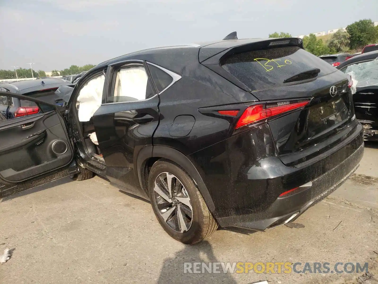 3 Фотография поврежденного автомобиля JTJGARDZ5M2250673 LEXUS NX 2021