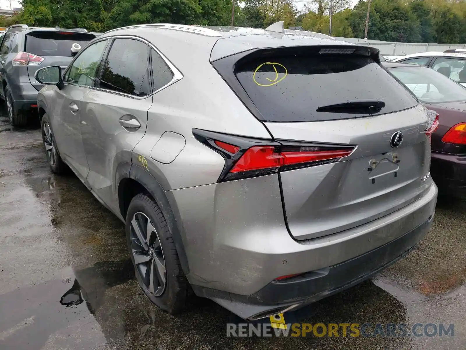 3 Фотография поврежденного автомобиля JTJGARDZ5M2254027 LEXUS NX 2021