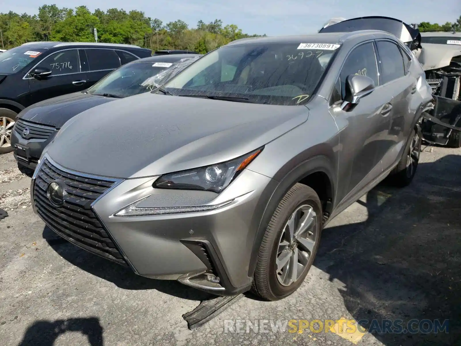 2 Photograph of a damaged car JTJGARDZ6M2236927 LEXUS NX 2021