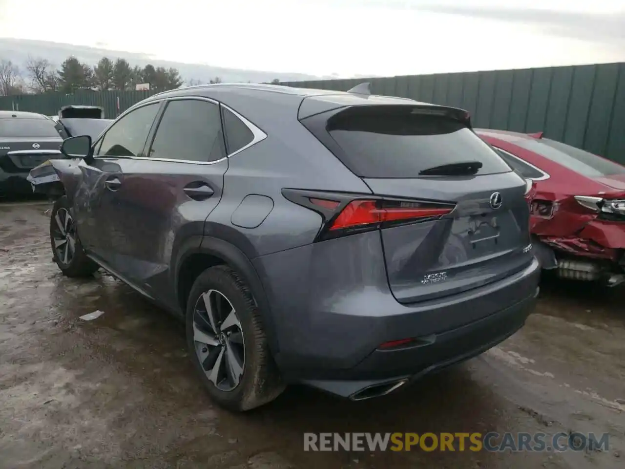 3 Фотография поврежденного автомобиля JTJGARDZ6M2245059 LEXUS NX 2021