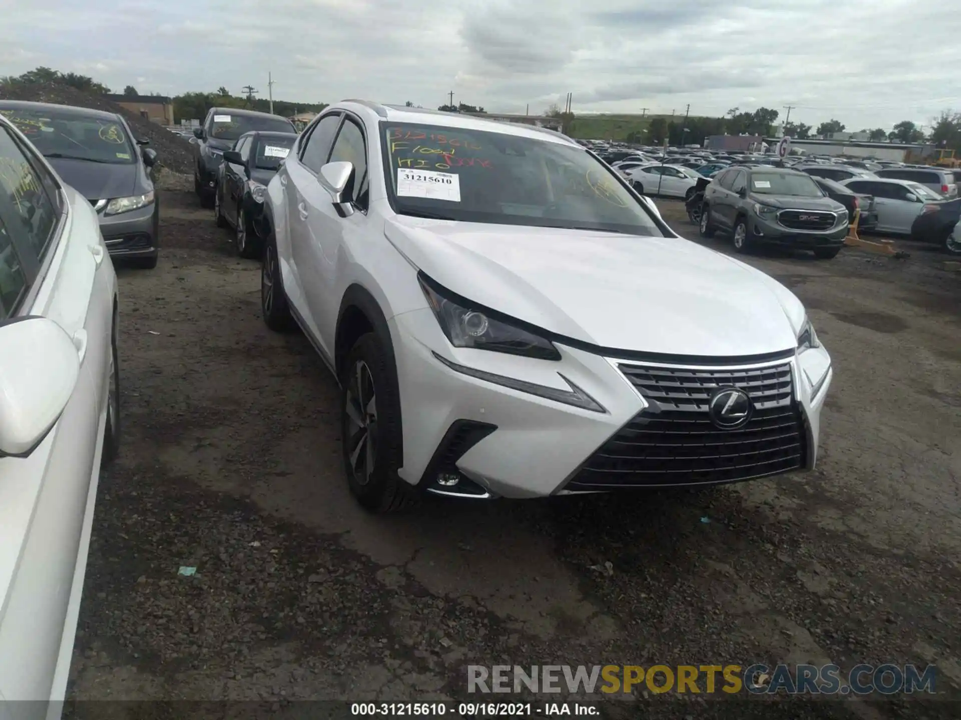 1 Фотография поврежденного автомобиля JTJGARDZ6M5021353 LEXUS NX 2021