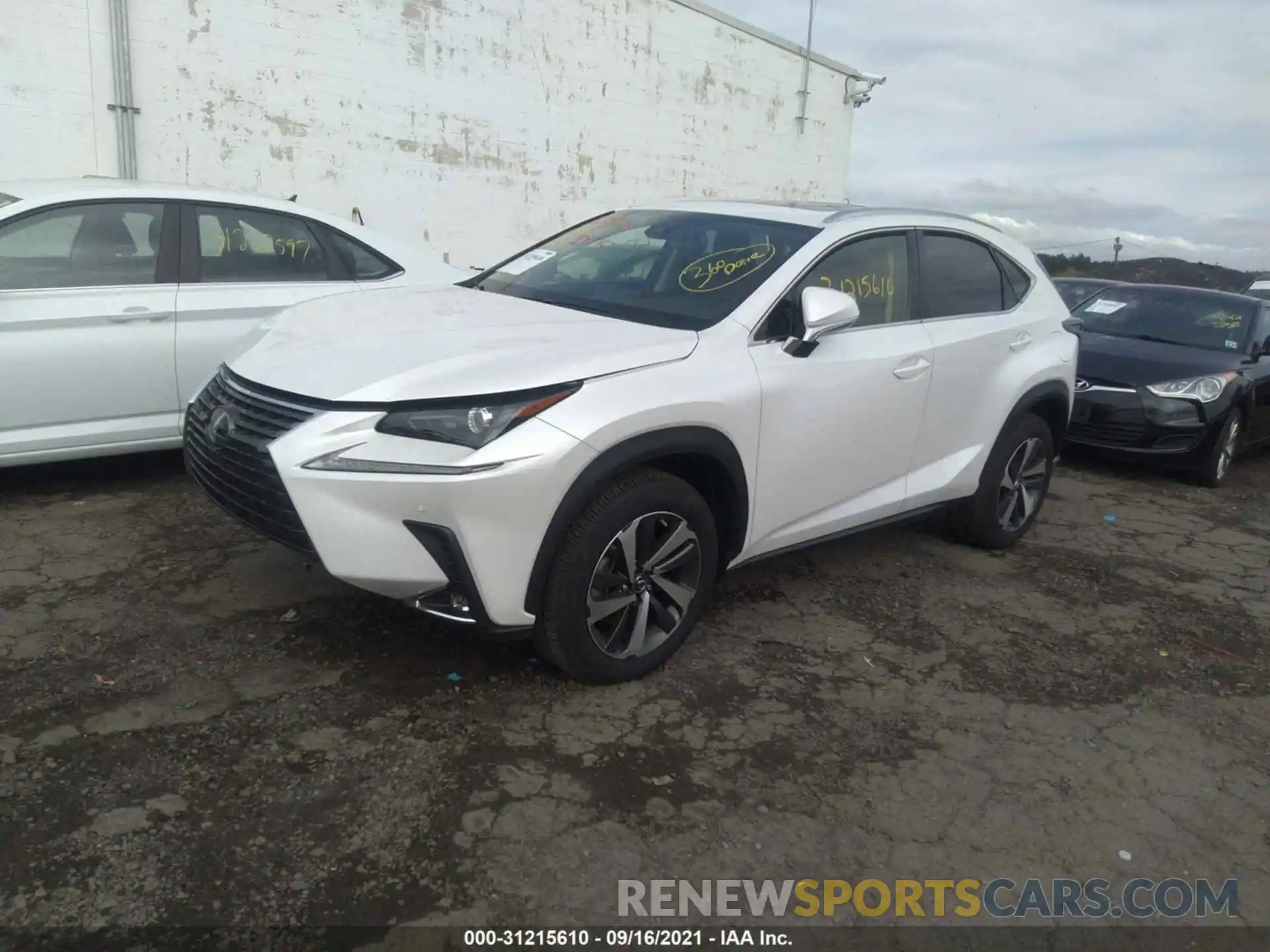 2 Фотография поврежденного автомобиля JTJGARDZ6M5021353 LEXUS NX 2021