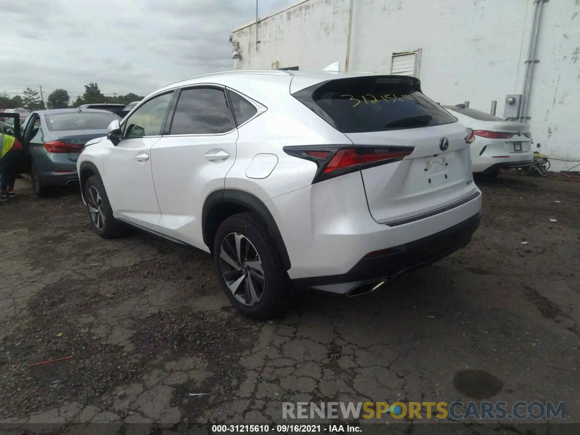 3 Фотография поврежденного автомобиля JTJGARDZ6M5021353 LEXUS NX 2021