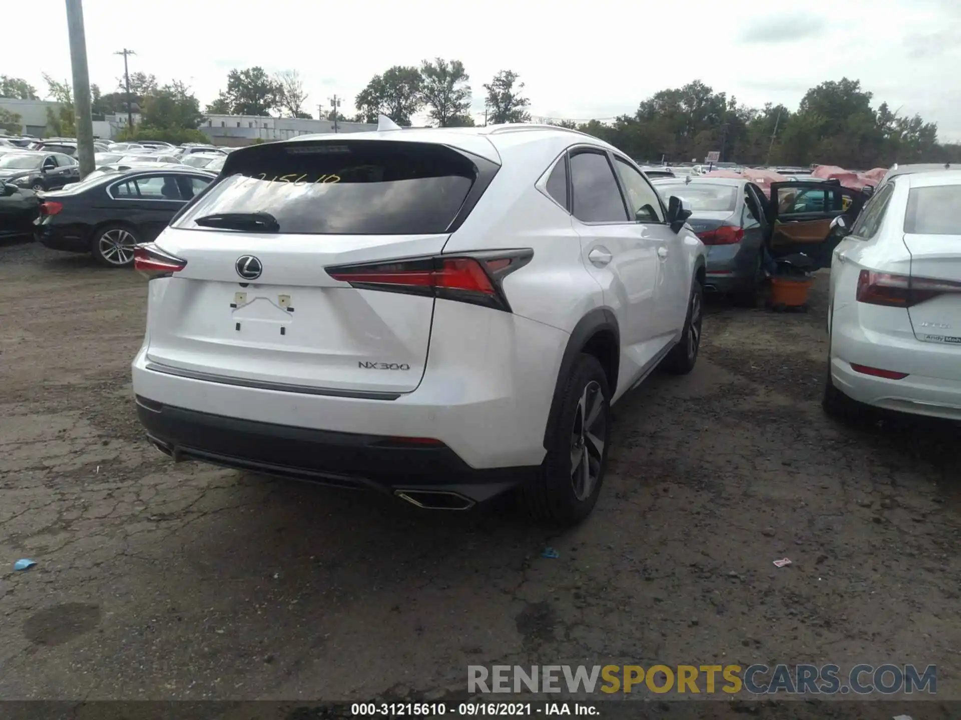 4 Фотография поврежденного автомобиля JTJGARDZ6M5021353 LEXUS NX 2021