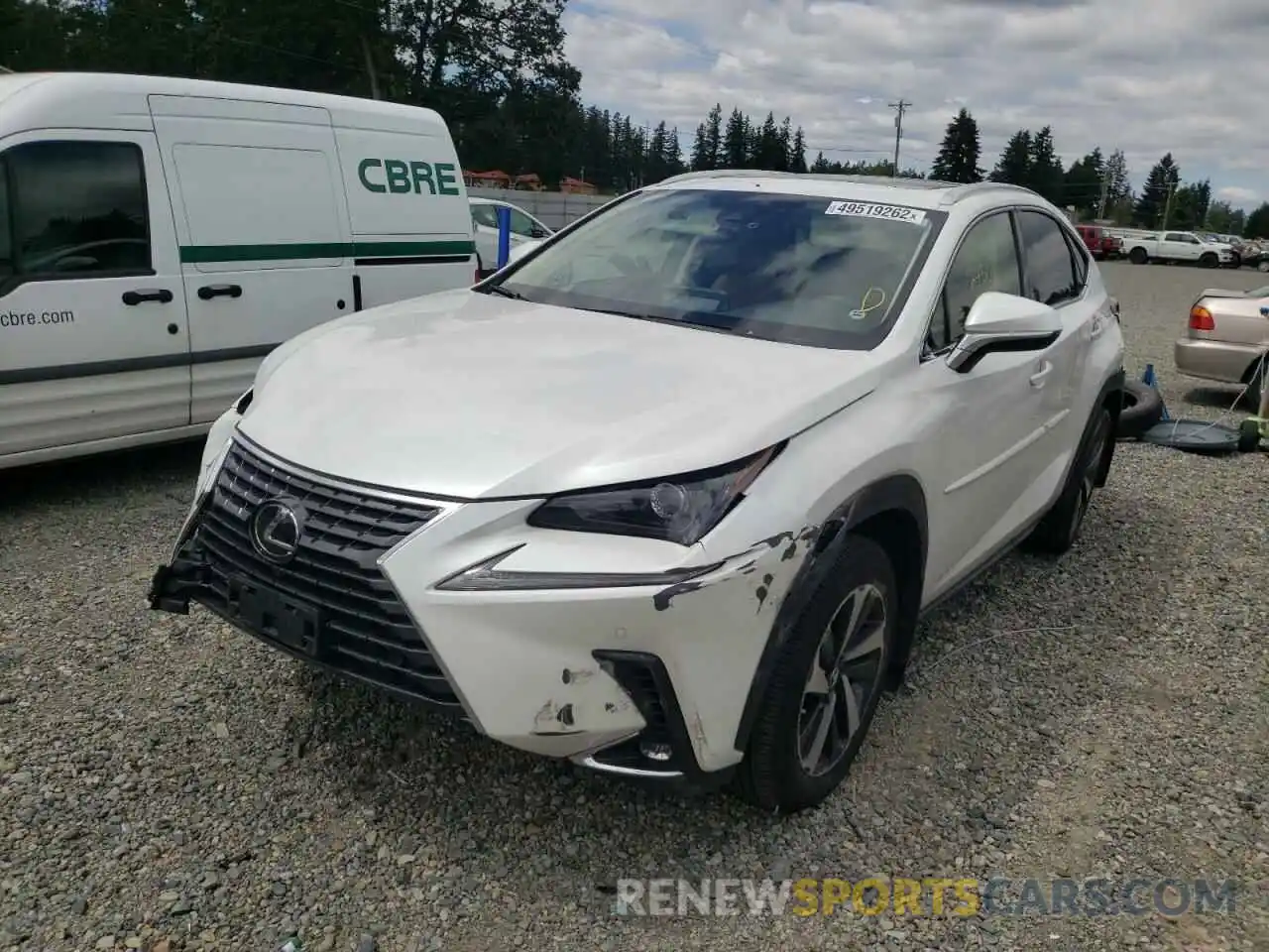 2 Фотография поврежденного автомобиля JTJGARDZ6M5025001 LEXUS NX 2021