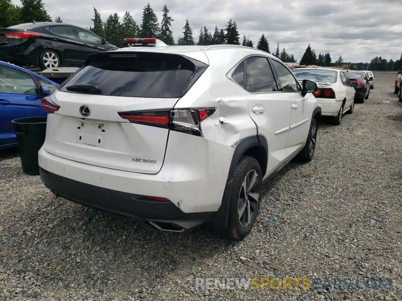 4 Фотография поврежденного автомобиля JTJGARDZ6M5025001 LEXUS NX 2021