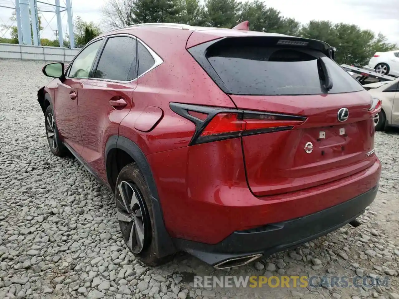 3 Фотография поврежденного автомобиля JTJGARDZ6M5030490 LEXUS NX 2021