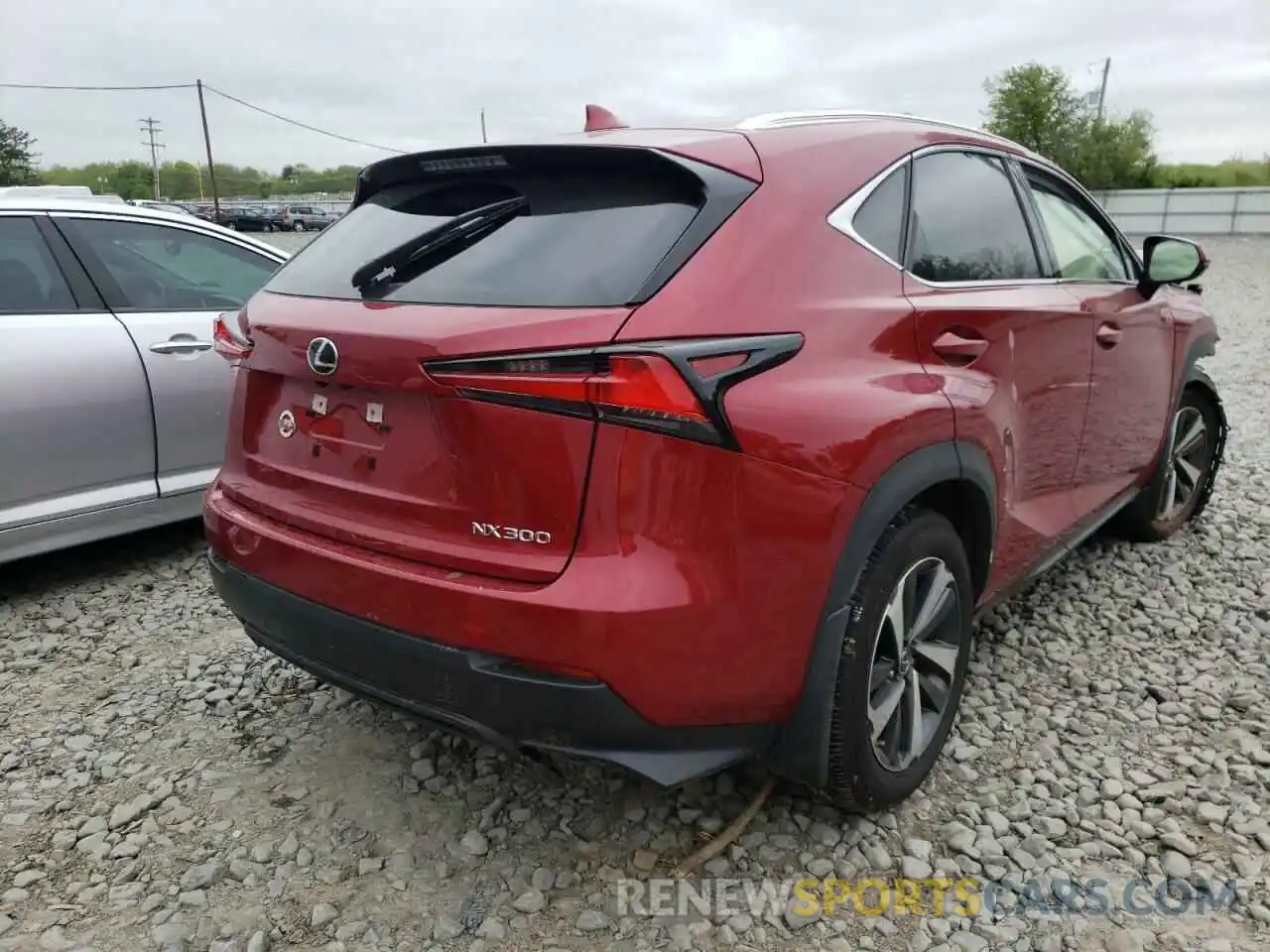 4 Фотография поврежденного автомобиля JTJGARDZ6M5030490 LEXUS NX 2021