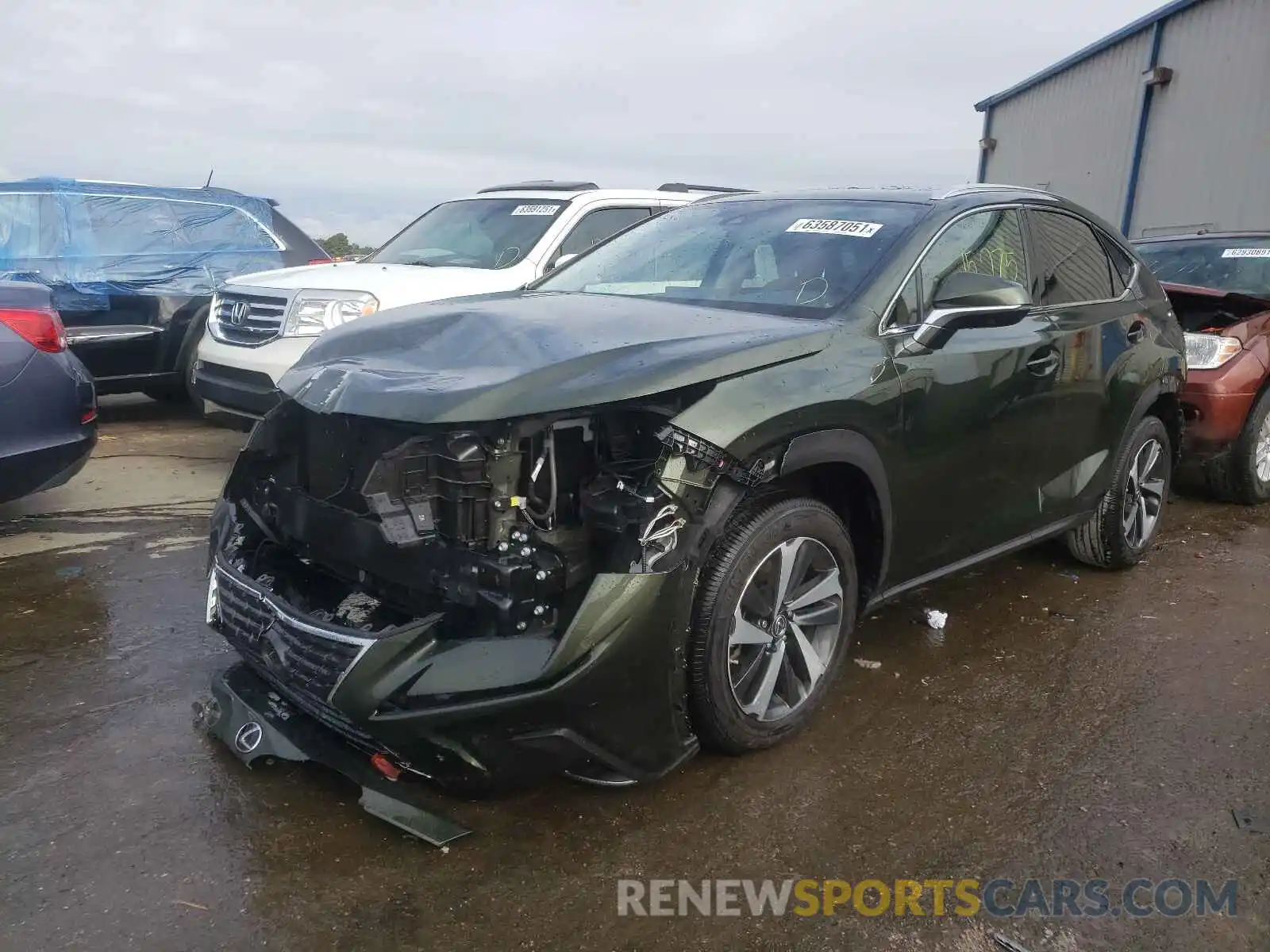 2 Photograph of a damaged car JTJGARDZ7M2244891 LEXUS NX 2021