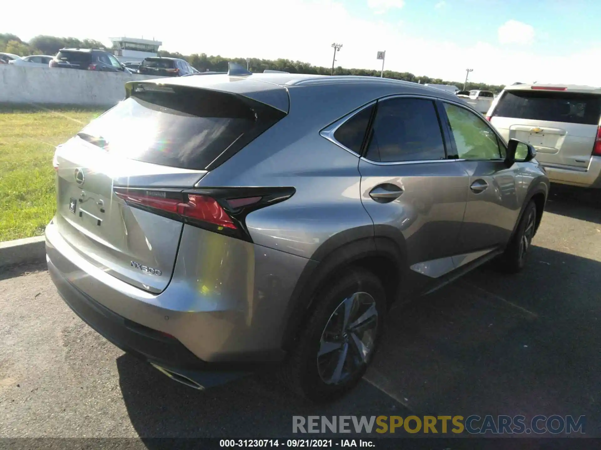 4 Фотография поврежденного автомобиля JTJGARDZ7M2245314 LEXUS NX 2021