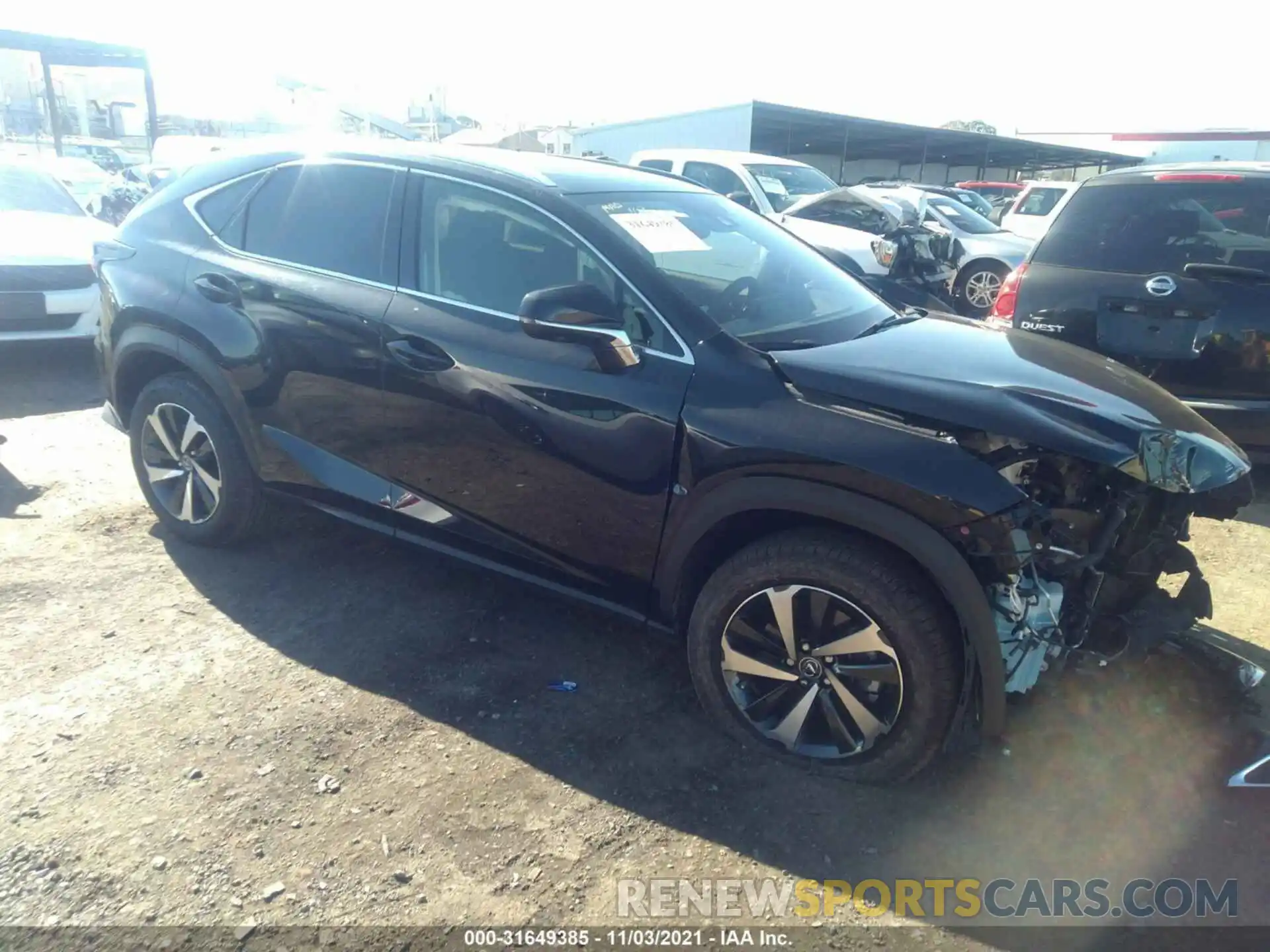 1 Photograph of a damaged car JTJGARDZ7M2246138 LEXUS NX 2021