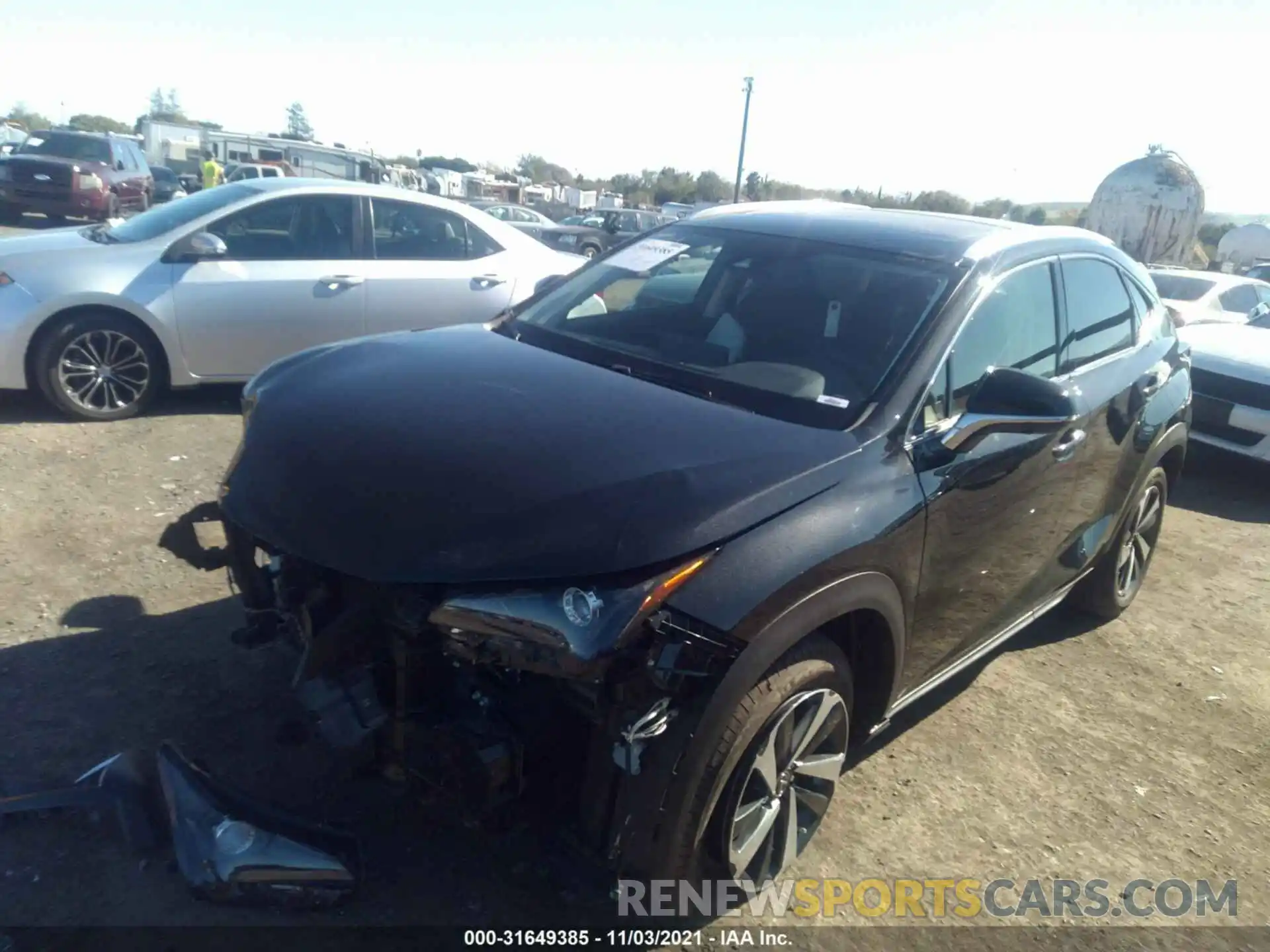 2 Photograph of a damaged car JTJGARDZ7M2246138 LEXUS NX 2021